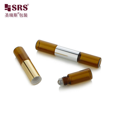 Mua SGB2-5+5ML ống bên đôi nước hoa Oi chai thủy tinh cuộn với quả bóng thép không gỉ sản xuất trực tuyến