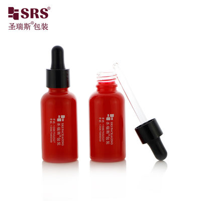 Mua D001-50ml chai nhỏ giọt dầu bụng màu đỏ nóng tùy chỉnh cho các sản phẩm chăm sóc bụng nhạy cảm với đầu nhỏ giọt nhựa PP màu đen sáng với ống kính sản xuất trực tuyến