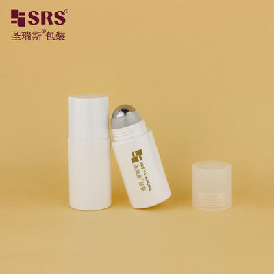 Mua PET30-50ML White PET Roll On Bottle With Screw Cap and Big Steel Roller Ball (Bộ cuộn PET màu trắng trên chai với nắp vít và quả bóng cuộn thép lớn) sản xuất trực tuyến