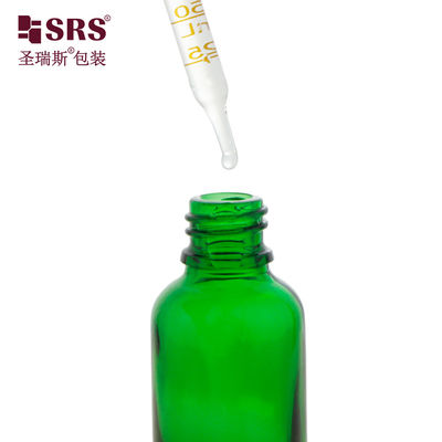 Mua D002-50ml chai nhỏ giọt thủy tinh xanh lỏng chống rò rỉ cho tinh dầu sản xuất trực tuyến