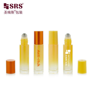 Mua BLPM-10ml Mold Glass Roller Bottle với màu vàng matte gradient tùy chỉnh mẫu miễn phí với quả bóng thép cho nước hoa sản xuất trực tuyến