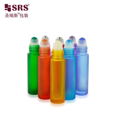 Mua BLPM-10ml Tùy chỉnh nhiều màu sắc Thick Wall Mold frosted màu xanh lá cây Glass vial Roller Bottle For Cosmetic And Perfume Oil Applications with gemstone ball sản xuất trực tuyến