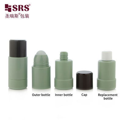 Mua RPPE ((P) -50ML Hỗn Matte bên trong chai Quân đội màu xanh lá cây tùy chỉnh chất khử mùi cuộn trên chai với 50ml dung lượng cho việc sử dụng khử trùng sản xuất trực tuyến