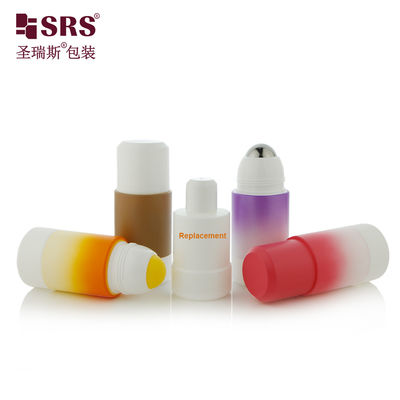 Mua PP PCR nhựa có thể lấp đầy lại cuộn trên chai nước hoa 50ml 75ml Eco Friendly Cylinder Round Design cho chăm sóc cá nhân sản xuất trực tuyến