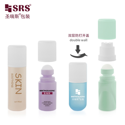 Mua RPPC1-60ml 100% No Leakage Child Proof Roll On Bottle With Cylindrical Round Design sản xuất trực tuyến