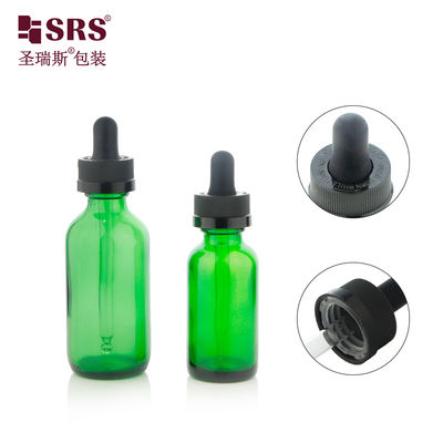 Mua 30ml 60ml Hot Selling Glass Dropper Bottle with Child Resistant Cap for Skincare Serum Oil sản xuất trực tuyến