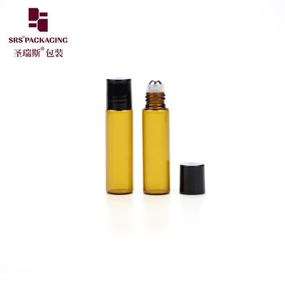 Mua Cosmetic Mini Thin Wall Glass Roll On Bottle Empty Amber Color 5ml sản xuất trực tuyến