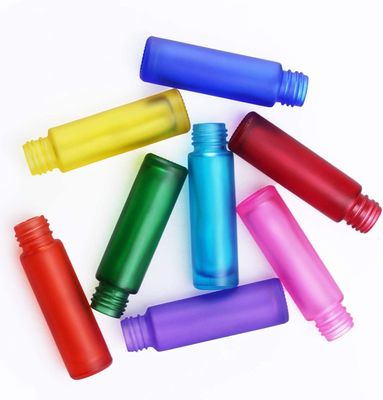 10ml Wall Glass Roll On Bottle with Metal Cap Custom Logo Có sẵn cho các sản phẩm chăm sóc cá nhân