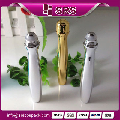 Cuộn nhựa 15ml trên thùng chứa với nắp Aulinum để chăm sóc cá nhân, cuộn thép không dính