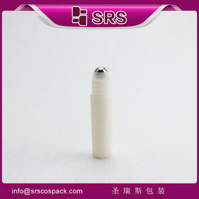 Màu trắng RPP-5ml chai bóng cuộn rỗng với niêm phong chống rò rỉ