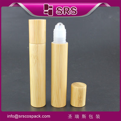 nhà sản xuất chất lượng cao 15ml cuộn trên chai tre