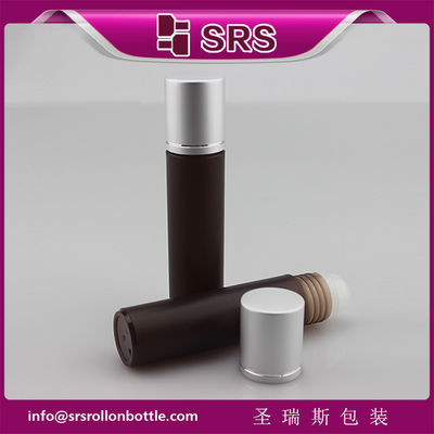 Nhà sản xuất chai nhựa màu đen 30ml và chai bóng cuộn trống 30ml