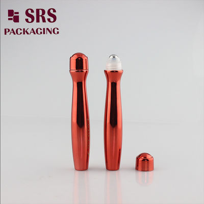 SRS8447-15ML Phong cách bóng đỏ rỗng nhựa trên chai với in