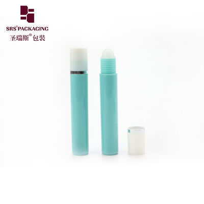 15ml White Plastic Roll On Bottle for Essential Oil Perfume with Screw On Cap bề mặt mịn