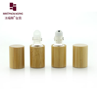 BG-2ML chai cuộn xoắn xăng bằng tre bằng thép không gỉ hộp kim loại nhỏ bao bì dầu thơm