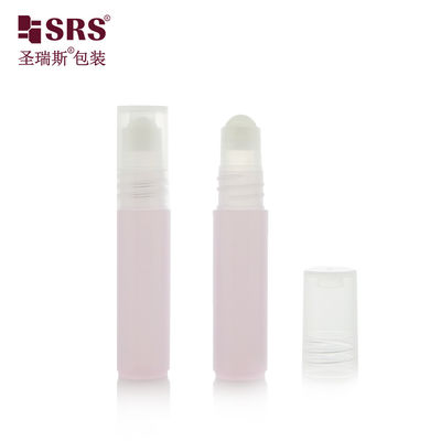 RPPH-5ML Pastel Pink Injection Rô-lô màu xuyên suốt với hạt thủy tinh cho bao bì chăm sóc mắt thẩm mỹ