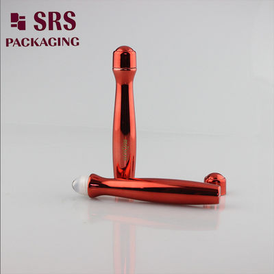 SRS bao bì huyết thanh mắt nhựa 15ml màu đỏ PETG cuộn trên chai