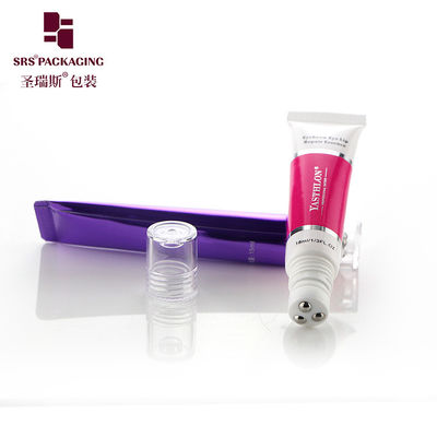 Mỹ phẩm rỗng 3 ống bóng cuộn không gỉ nén D19mm cho kem mắt
