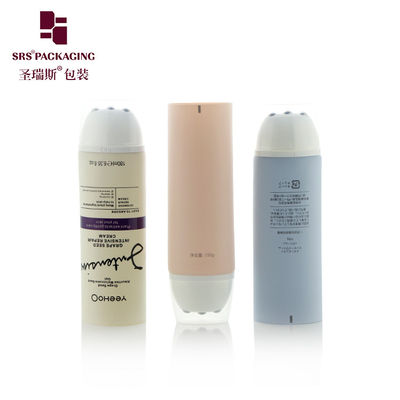 Khói màu xanh Custom Flat Oval Soft Cosmetic Tube D50mm Với Roller Applicator