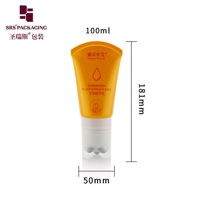Custom PE Multiple Roller Ball Tube D50mm Với Hệ thống khóa mũ nắp rõ ràng