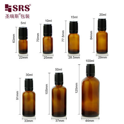 Hình dạng hình trụ 5ml-100ml Essential Oil Roll On Bottle with Acid Etch Surface Handling and PP Plastic Cap Option