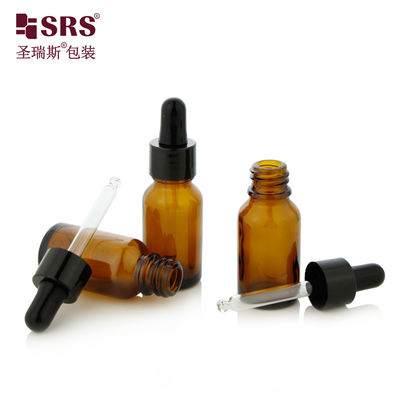 chai nhỏ giọt kính rỗng hình trụ 15ml cho thuốc trẻ em