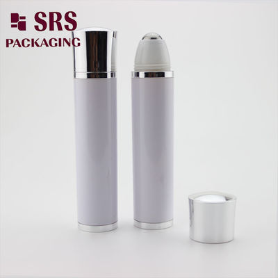 SRS bao bì màu trắng 30ml cuộn rung trên chai cho kem mắt