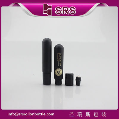 SRS sang trọng trống 10ml màu đen mat kính cuộn trên chai nước hoa