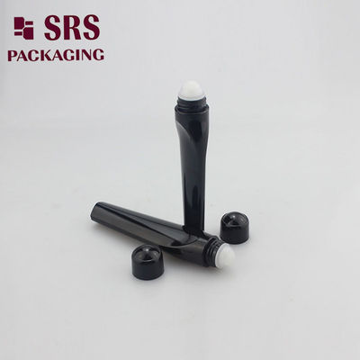 SRS bao bì nhựa trống màu đen 15ml PETG chai quả bóng cuộn