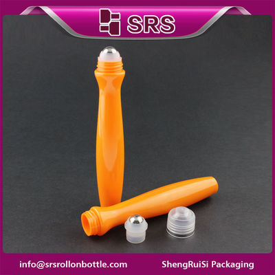 SRS chất lượng cao nhựa màu cam 15ml mắt kem quả bóng cuộn