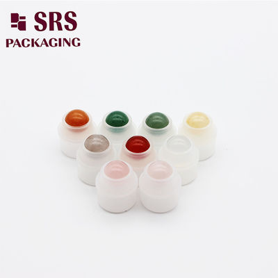 SRS bóng cuộn màu 15ml màu rỗng với tay cầm để cuộn trên chai