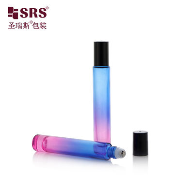 GB1-15ml Băng kính tường dày trên chai với quả bóng thép không gỉ 304 cho dầu thơm thiết yếu và nhiều hơn nữa