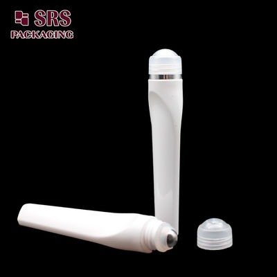SRS nhựa sang trọng màu trắng 15ml cuộn trên chai cho kem mắt