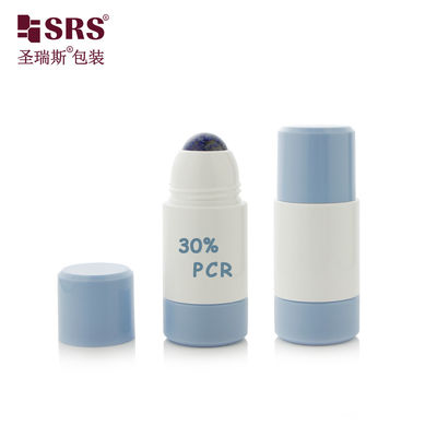 RPPE 50ml kích cỡ lớn Type Refill pP chai nhựa cuộn với năng lượng tự nhiên đá quý cuộn bóng massage