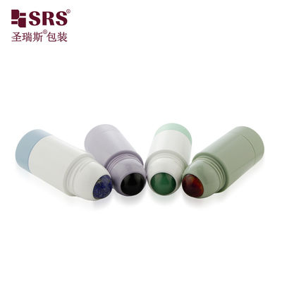 RPPE 50ml Nhập lại Primary Roll On Bottle Packaging để chứa ứng dụng chất chống mờ với quả đá tự nhiên