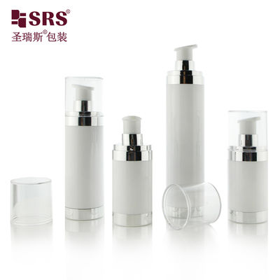 Refillable 15ml 30ml 50ml AS+PP Airless Pump Bottle for Cosmetics