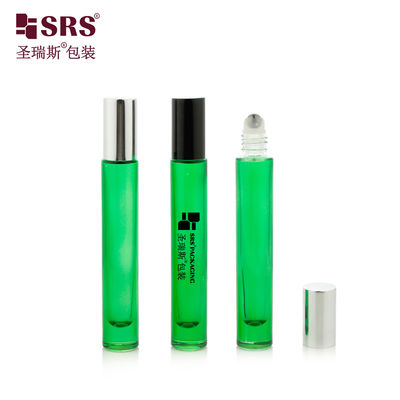 Hình dạng tròn 10ml Không rò rỉ chai bóng thủy tinh lăn cho nước hoa và tinh dầu thiết yếu