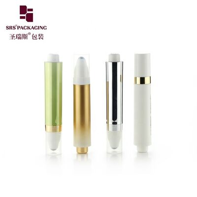 Chai lăn màu tùy chỉnh bán sỉ với bi thép không gỉ 10ml Chai không không khí với đầu lăn
