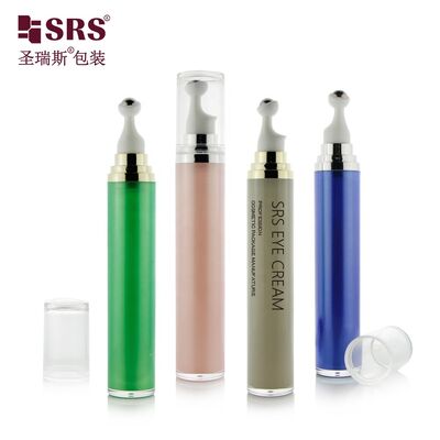 Massage Roller Acrylic Bottle Blue Green Pink Face Eye Cream Bottle With Pump Roller Bottle Bottle Bottle Bottle Bottle Bottle