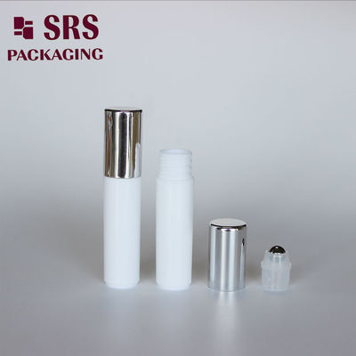 SRS chai nhựa ròng trắng 5ml rỗng với nắp bạc