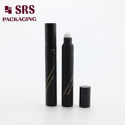 SRS rỗng mỹ phẩm 10ml thủy tinh đen mờ nước hoa quả bóng cuộn