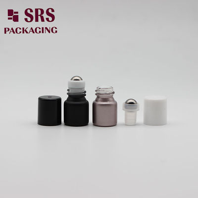 SRS màu sơn mỹ phẩm trống mini 1ml chai thủy tinh quả bóng cuộn