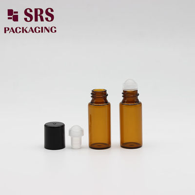SRS bán buôn chai nước hoa kính màu hổ phách 3ml