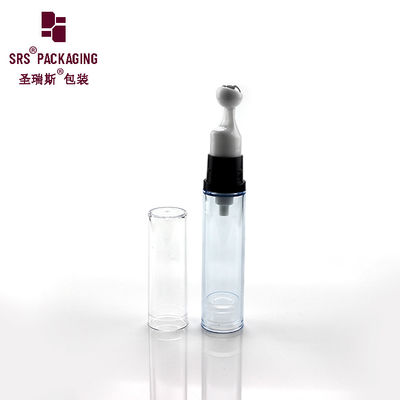 Thử nghiệm miễn phí màu sắc rõ ràng, bơm không khí bằng nhựa rỗng, chai kem mắt 10ml