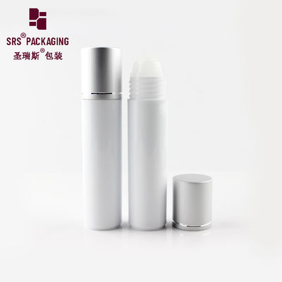 bán nóng mỹ phẩm màu trắng bóng 1oz nhựa chất khử mùi cuộn trên chai