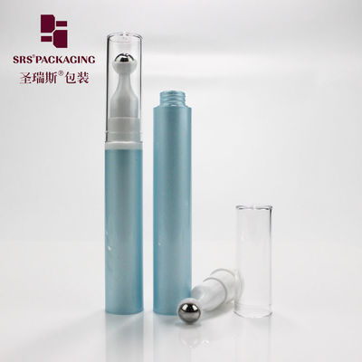 5ml 10ml 12ml 15ml mỹ phẩm trống in không khí nhựa kem xanh cuộn trên chai