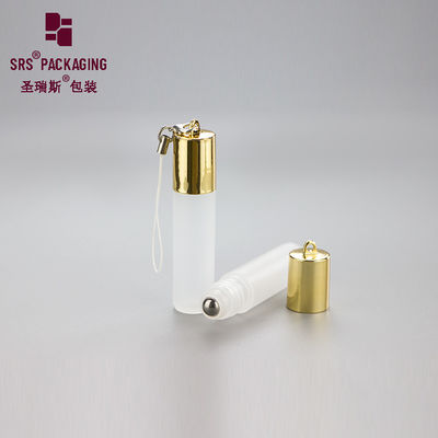 Thử nghiệm miễn phí mini mỹ phẩm nhựa trống màu trắng nước hoa cuộn chai 5ml
