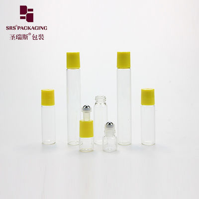 Máy thẩm mỹ Mini Glass Roller Bottle Màu minh bạch 1ml 3ml 5ml 8ml 10ml