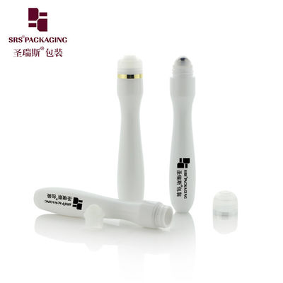 SRS8449-15ML hình dạng thắt lưng huyết thanh mắt cuộn trên chai ODM với quả bóng kim loại