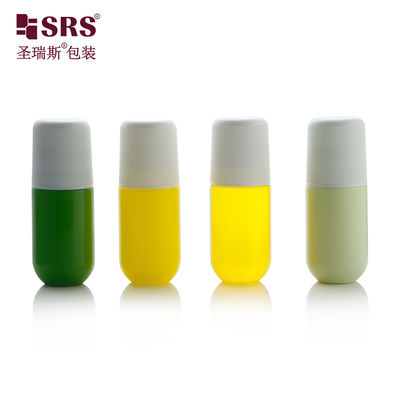 RPPA-50ml Glossy Cap Plastic Roll On Bottle cho chất khử trùng lỏng